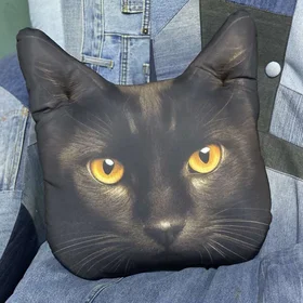 Подушки с фото: подушка Чорний Котик